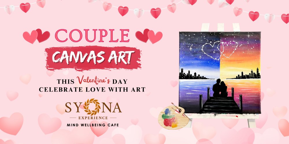 Couple Canvas Art Workshop | A Creative Valentine’s Day Experience 7 Couple Canvas Art Workshop | A Creative Valentine’s Day Experience