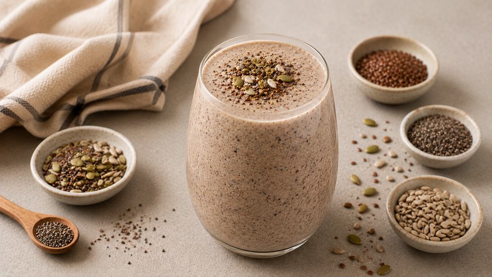 Chia Flax Multi Seed Smoothie 1 Chia Flax Multi Seed Smoothie