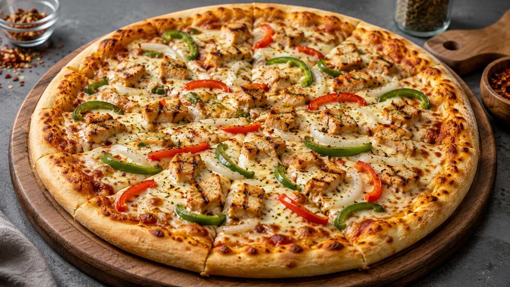 Grilled Chicken Pizza