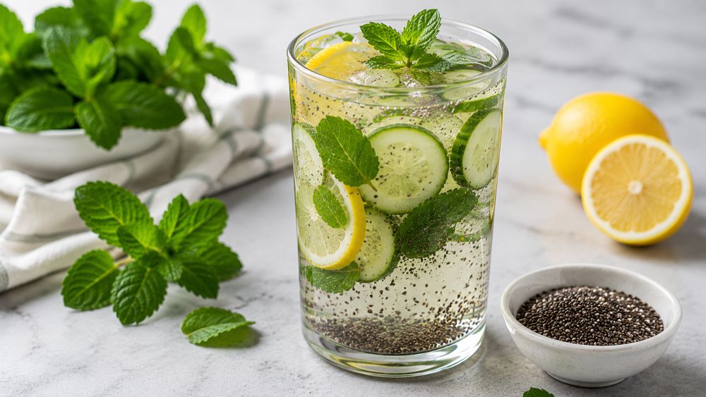 Mint Chia Detox Water 12 Mint Chia Detox Water